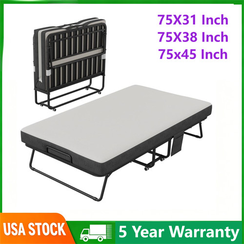 Folding bed with inch memory - with, 5-inch
