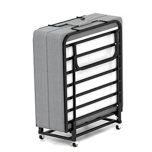 Portable folding bed - portable, with